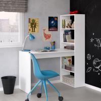 Estantería Reversible Mesa de Ordenador Blanco Artik y Roble Canadian Modelo Doble - details 16