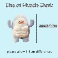 Muñeco De Peluche Tiburón Musculoso De 40CM Juguete De Peluche De Dibujos Animados Para Niños Y Niñas Regalo Para Novio O Amigo Material Coton PP Relleno Regalo Para Adultos - details 4