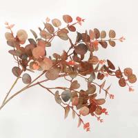 70cm Color otoño hoja de eucalipto bosque dinero planta artificial boda decoración del hogar exhibición de escritorio wers Decoracion - details 2