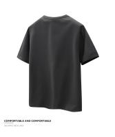 Camiseta de manga corta transpirable y holgada para hombre de verano de manga corta - details 12