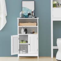 Armario de Baño de Madera Organizador de Almacenamiento con Estante 50x30x92,5cm - details 3