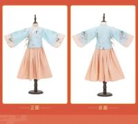 Hanfu hija niños estilo chino Hada nuevo vestido niña ropa antigua conjunto de primavera y otoño - details 7