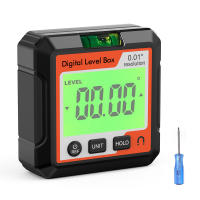 Inclinómetro Digital de 4x90 °, transportador de ángulo de nivel, retroiluminación, medidor de pendiente, Base magnética, goniómetro electrónico - details 18