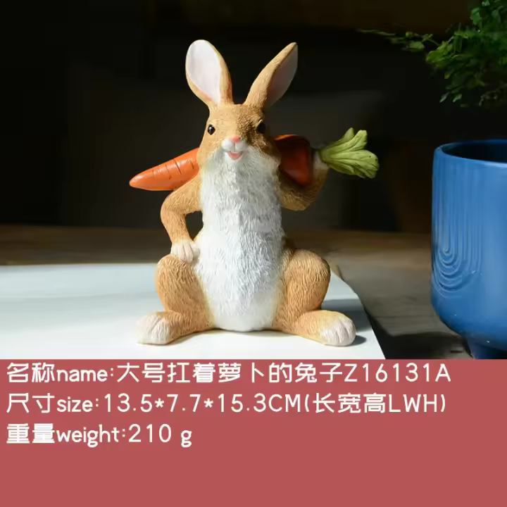 Colección Diario de Pascua para el hogar, figuritas de cubo en Miniatura, Adornos de Mesa, Jardín de hadas, Acción de Gracias - 1