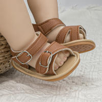 Zapatillas De Verano Para Bebés KIDSUN 2023 Antideslizantes Y Suaves Para Primeros Pasos Niño Y Niña Cuero Goma Talla Ajustable 0-24 Meses - details 13