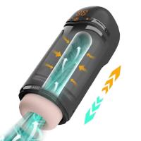 Leten 5 en 1 Copa de Masturbación Eléctrica Masculina Control por App Telescópica Real Oral Vagina Succión Boquilla Juguetes Sexuales para Hombres Adultos - details 8
