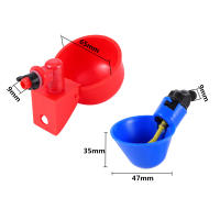 Bebedero automático para pollos de 2/4/6 uds, cuencos para beber, alimentador de agua de codorniz para pájaros, bebedero, vasos de agua para pollos para patio trasero, granja, aves de corral - details 1