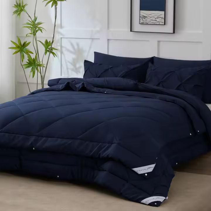 Edredón Relleno Nórdico Cama 150 4 Estaciones - Ropa de Cama Edredón Reversible Doble 150+300 gr/m² de 240x220 cm Fibra Suave y Antiacaro, Caliente y Cómodo Blanco - 1