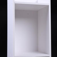 Armario de baño independiente, gabinete alto, armario inferior blanco para vestidor, inodoro, dormitorio, 80 × 20 × 20 cm - details 3