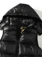 Abrigo acolchado sin mangas para hombre, chaleco informal con cremallera, cálido, con capucha, para actividades al aire libre en invierno - details 2