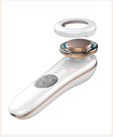 masajeador facial radiofrecuencia de iones de luz de color limpiador eléctrico de cara, leche de lavado y mascarilla facial caliente importador de esencia masajeador cepillo facial eléctrico - details 8