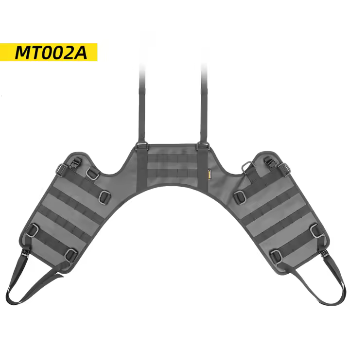 Rhinowalk-Conjunto de chaleco táctico para motocicleta, Base para bolsa de tanque de motocross y Base para sillín, accesorio de Motor portátil para Motor Universal - 1