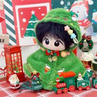 Mantón de Navidad, ropa de muñeca de algodón de 20CM, reemplazo de muñeco de nieve, ropa para muñecos de peluche, traje, ropa DIY, juguetes de peluche, ropa - details 14