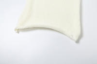 BUNO-Conjunto de 2 piezas fruncido de ganchillo de gato extraño para mujer, Tops irregulares con espalda descubierta y vendaje cruzado + faldas largas lisas, trajes de estilo playero para - details 29
