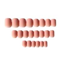Set de Uñas Falsas Peach Pink 24 Piezas Kit de Uñas con Pegamento para Mujeres y Niñas - details 2
