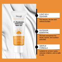 Protector solar de ácido hialurónico SPF50 + crema protectora antioxidante resistente al agua refrescante aislante de bloque solar hidratante duradero - details 4