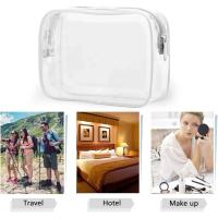 Bolso cosmético impermeable del PVC de los hombres de las señoras claras con la caja del organizador del cuarto de baño del viaje de la cremallera - details 3