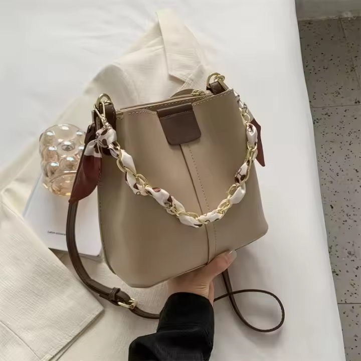 Bolso de hombro de viajero casual, bolso de mujer, bolso de mujer, bolso de mujer impermeable, bolso de compras de cuero PU - 1