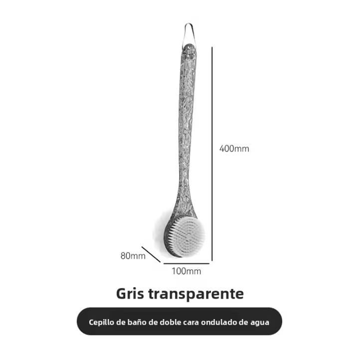 Artefacto de frotamiento de baño, cepillo de baño trasero, baño doméstico, cepillo de mango largo, bola de baño, toalla de baño, cepillo de baño de bola de flores de baño - 1
