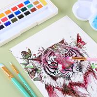 Juego de pinceles para pintar de pelo suave, pinceles de dibujo de acuarela, pintura acrílica al óleo, pincel de nailon profesional, 4/5/6 Uds. - details 8