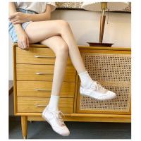 Zapatos de entrenamiento alemanes de satén estilo ballet, nuevos zapatos casuales versátiles de moda de diseñador de nicho. - details 20