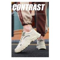 Zapatos De Deporte Para Hombre Transpirables Antideslizantes Con Suela Suave Y Gruesa Zapatillas De Running Outdoor De Cuatro Estaciones Comodidad Diaria - details 11