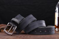 Cinturones de diseñador para hombre, piel de vaca auténtica de alta calidad, color marrón, de lujo,talla grande, 100% grano real - details 46