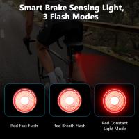 Alarma de Bicicleta Elecpow A8Pro con Luz Trasera Sensible al Freno Control Remoto Inalámbrico Carga USB Alarma Antiburguaje Luz de Cola de Bicicleta - details 1