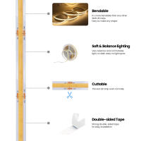 GAHADA Tira de LED Moderna 5V COB Sensor de Movimiento de Mano de Madera de 25MM - details 6