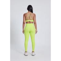 Leggings de cintura alta para fitness, pantalones de yoga elásticos para mujer, ropa deportiva, leggings ajustados para fitness - details 7
