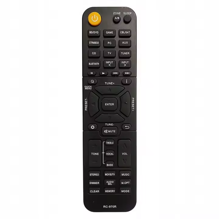Mando a distancia de repuesto para Onkyo Rc-970R Tx-Sr393 Ht-R398 Tx-Sr494 Ht-S39 - 1