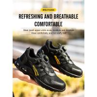 Zapatos De Seguridad Para Hombre Con Botones Giratorios Y Punta De Acero Indestructibles Antipinchazos Y Con Almohadilla De Aire Botas De Trabajo Con Suela De Goma Material De Tela Y Algodón - details 15