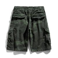 Pantalones Cargo de Camuflaje para Hombres en Verano Pantalones Cortos Casuales de Múltiples Bolsillos Algodón 100% Ajuste Regular - details 3