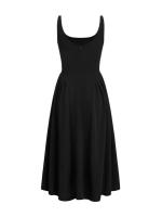 2025 verano nuevo diseño de nicho europeo y americano sentido primavera y verano nuevo vestido sin mangas de cintura sin espalda con cuello redondo - details 3