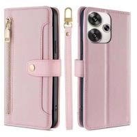 Cuero magnético multifuncional para Xiaomi Redmi Turbo 3/POCO F6, funda protectora con cremallera, de moda - details 5