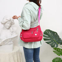 Bolso de hombro Oxford impermeable para mujer, bandolera informal multifunción, bolso de compras, bolso de mensajero de gran capacidad - details 7