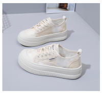 Nuevos Zapatos Blancos Transpirables, Versátiles Zapatos Casuales Delgados De Encaje De Suela Gruesa - details 28