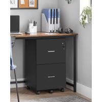 Archivador de 2 Cajones con Cerradura Soporte para Impresora A4 Montaje Necesario Negro LCD27BKV1 - details 8
