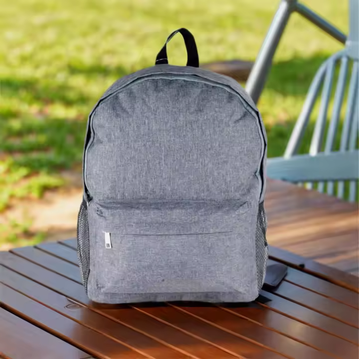 MEJORADA 0108 Mochila de poliéster para el trayecto diario, diseño minimalista, sin carga, sin batería, sin impresión, solo lavado a mano, disponible en negro, azul marino, gris espacial, verde oliva, tamaño 39x30x10 cm, ligera y funcional - 1