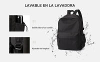 Mochila escolar para Mujer, Mochila para adolescente, Universitaria, portátil, informal, para Viaje y Trabajo - details 3