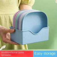 10pcs Set Reusable Fruit & Dessert Plates - Washable, Multifunctional Snack Dishes with Built-In Base for Bones & Candy - details 0