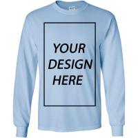 Camiseta de manga larga para adulto Añade tu propio diseño de texto Personalizado - details 15
