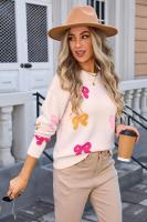 Suéter corto de punto para mujer, jersey de cuello redondo Kawaii, ropa informal ligera, tendencia de ventas - details 8