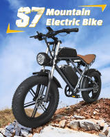 DEEPOWER S7 bicicleta eléctrica para adultos 2000W bicicleta eléctrica de carretera 48V 55Ah Fatbike MTB E-bike 20 "bicicleta eléctrica de montaña 55 KM/H velocidad máxima - details 0