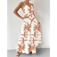 Vestido de novia floral francés para mujer, verano 2024, elegante estilo bohemio vintage con cintura ceñida, hasta la rodilla. - details 3