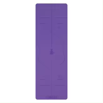 Esterilla de yoga FITPADDY 183x61cm, 6mm con superficie antideslizante y guías de alineación - 1