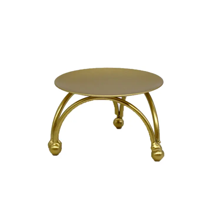 Portavelas con placa de hierro, pilar para bodas, fiestas, decoración de mesa de comedor - 1