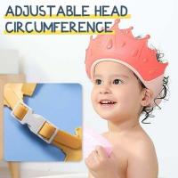 Gorro de ducha con forma de corona para niños, gorro de baño para evitar que el agua entre en la oreja, gorro de champú, protector para lavar el cabello - details 1