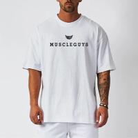 Oversized T Shirts Mens Dropped Shoulder Half Sleeve Tee Shirt Summer New Sports Hip Hop Style Loose Mesh Gym T-shirt Male - details 17