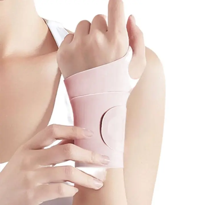 Muñequera deportiva ajustable para gimnasio, muñequera ajustable suave y ligera, banda de fuerza para Fitness transpirable difícil de pilling - 1
